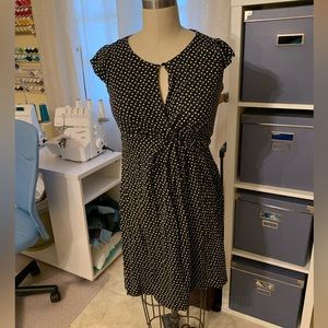 Seraphine black and white maternity dress size 10